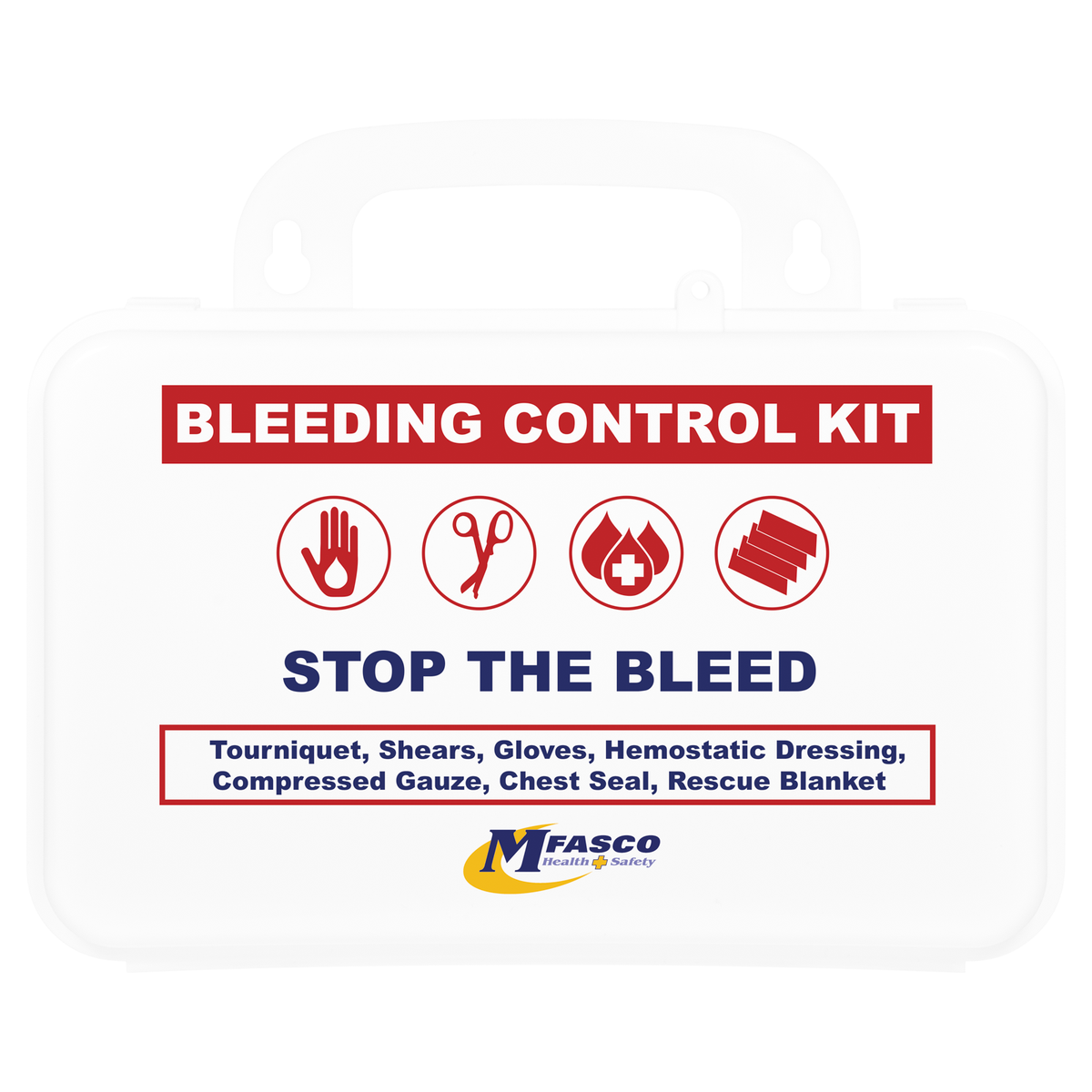 Stop The Bleed Kit Deluxe Plastic Kit 14 PC