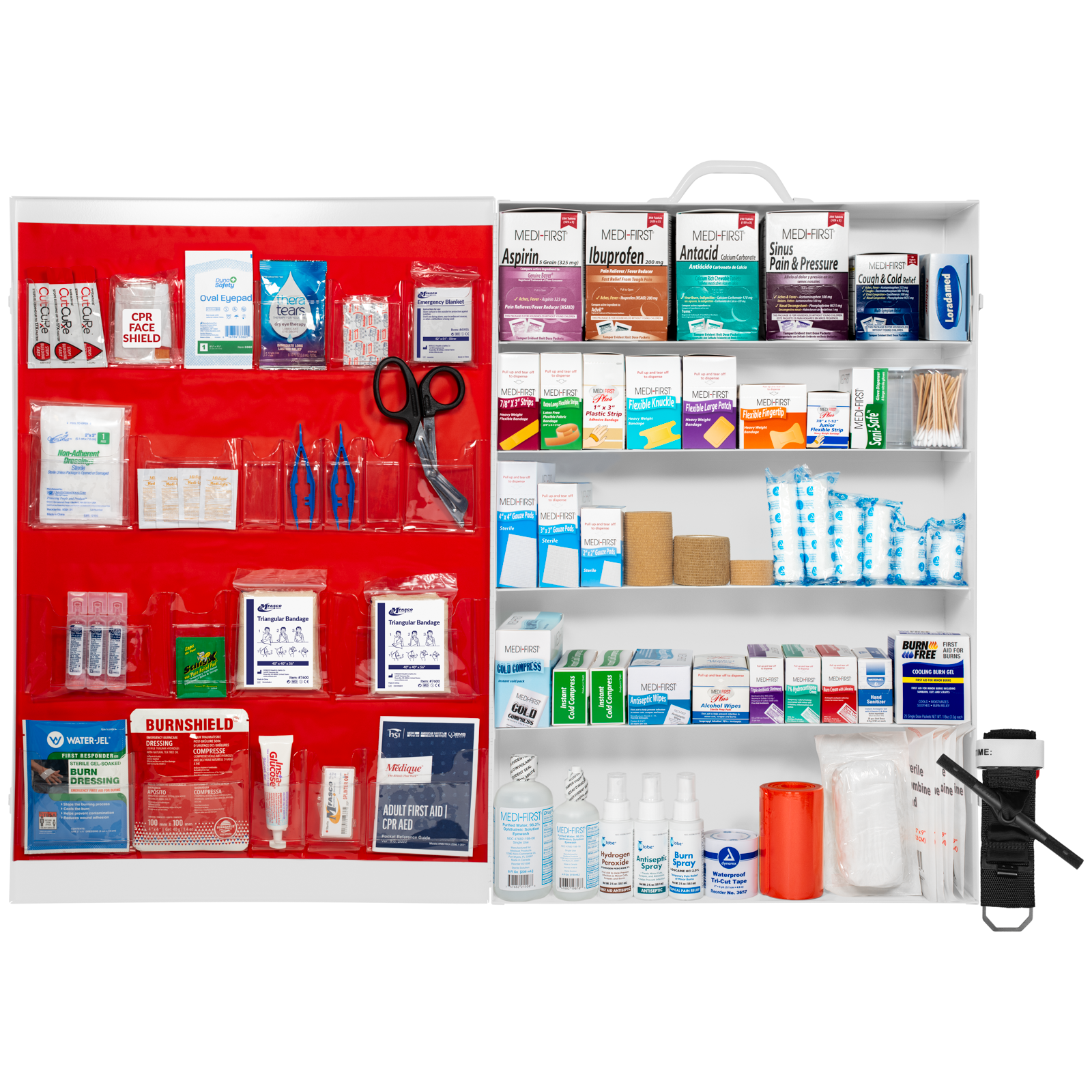 First Aid Kit 5 Shelf Deluxe OSHA Fill