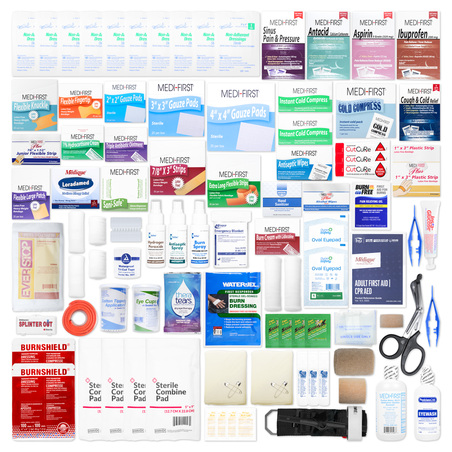 First Aid Kit 5 Shelf Deluxe OSHA Fill