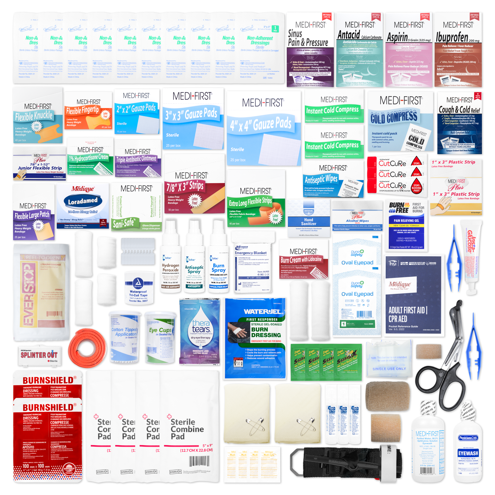 First Aid Kit 5 Shelf Deluxe OSHA Fill