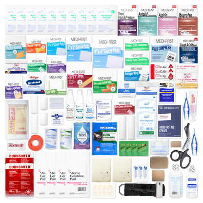 First Aid Kit 5 Shelf Deluxe OSHA Fill