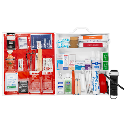3 Shelf Compliance First Aid PPE Bleeding Kit