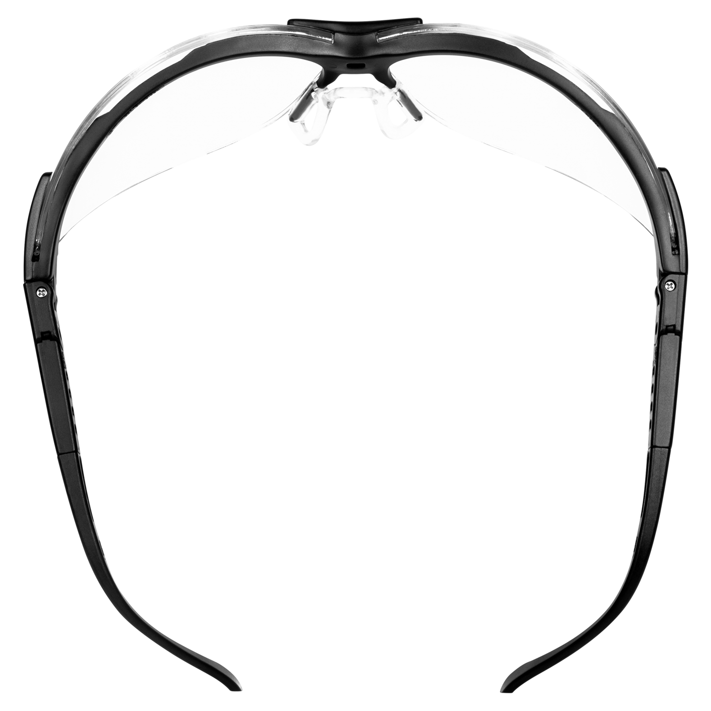 Rendezvous Safety Glass Black Clear Lens