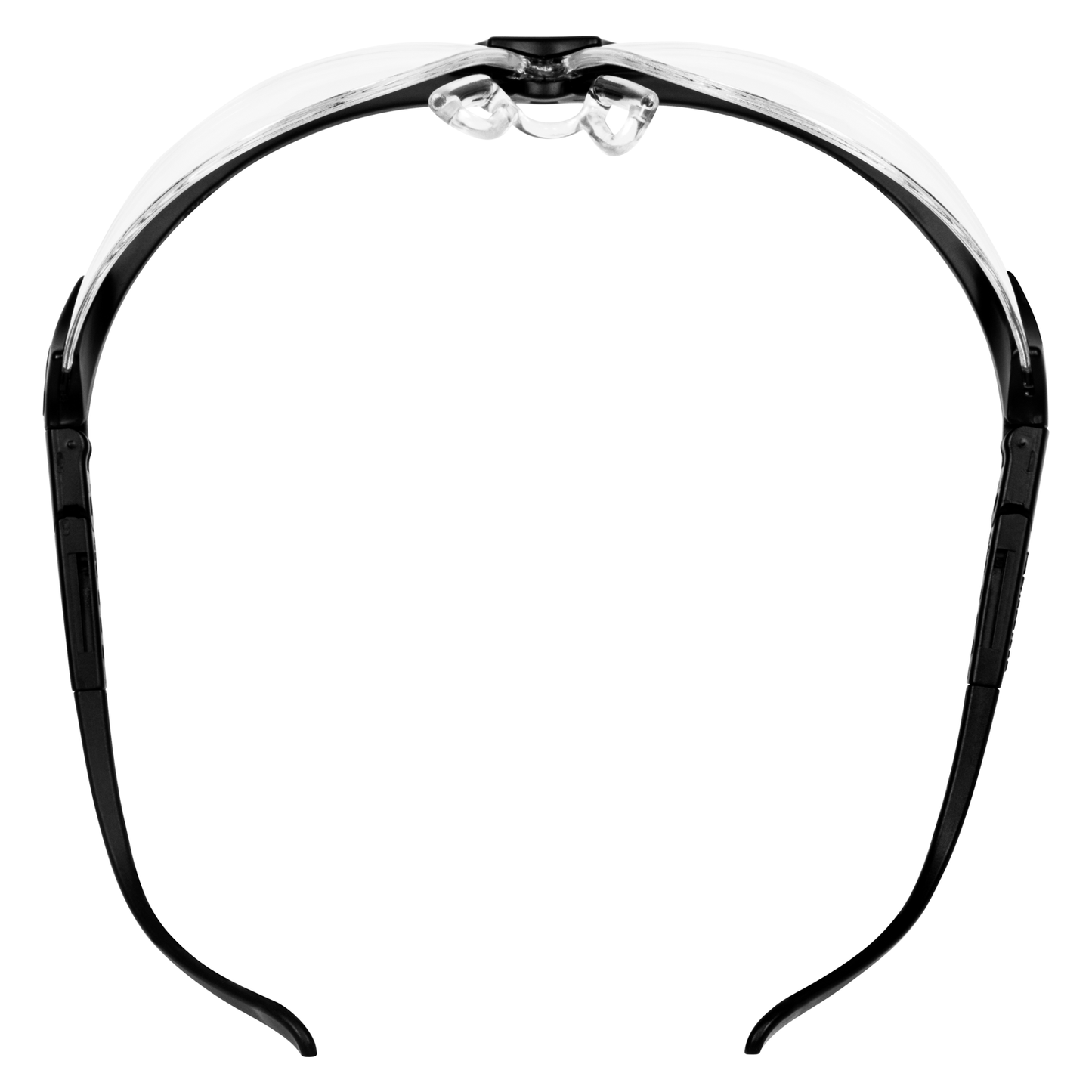Rendezvous Safety Glass Black Clear Lens