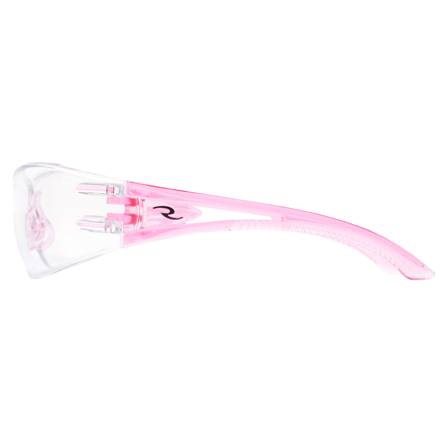 Optima Safety Glass Pink Frame Clear Lens Each