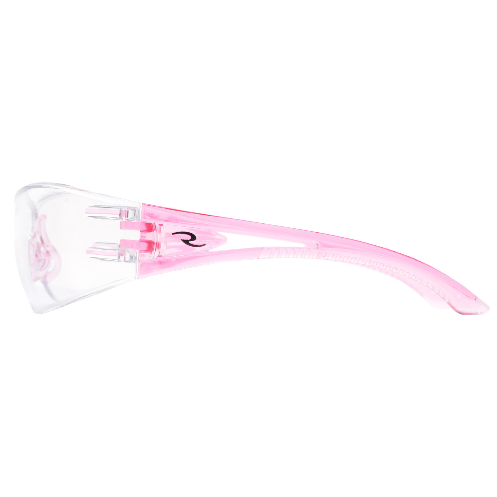 Optima Safety Glass Pink Frame Clear Lens Each