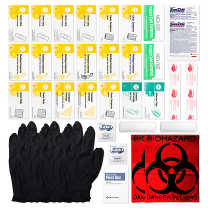 Pool First aid Kit #36 With BBP Supplies