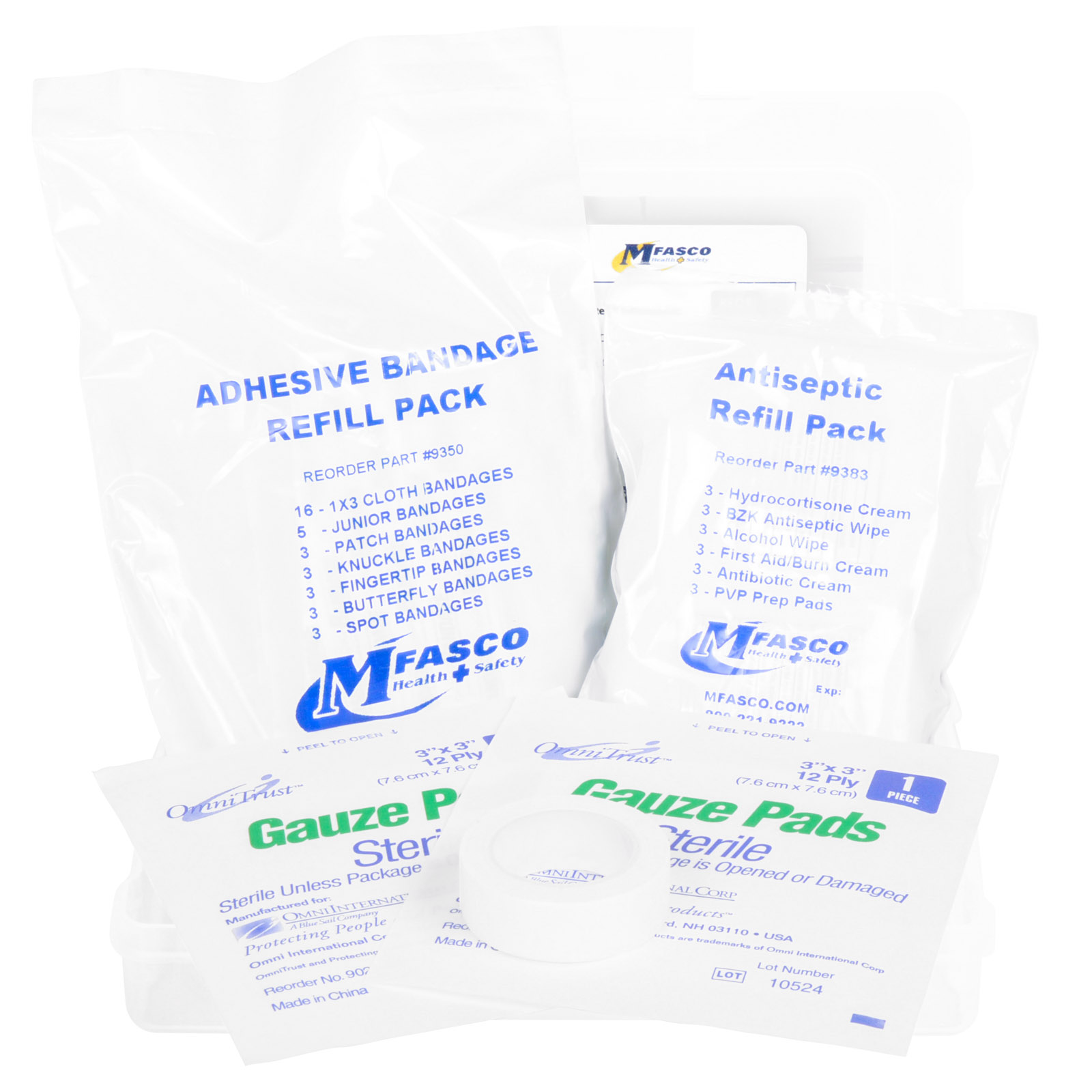 Compact Personal First Aid Kit Plastic Box