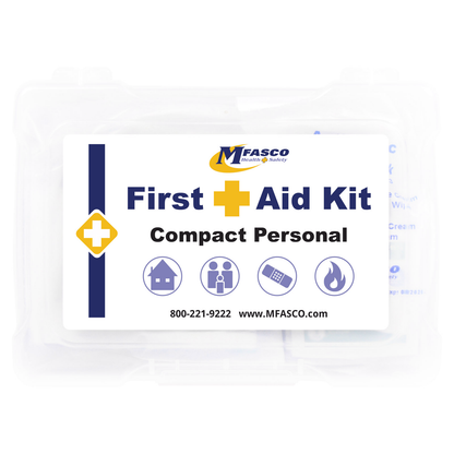 Compact Personal First Aid Kit Plastic Box