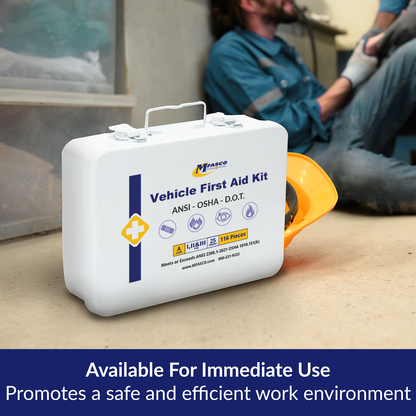 First Aid Kit #16 Metal DOT ANSI Class A