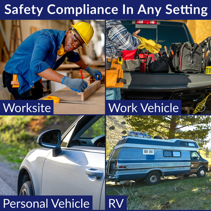 First Aid Kit #16 Metal DOT ANSI Class A