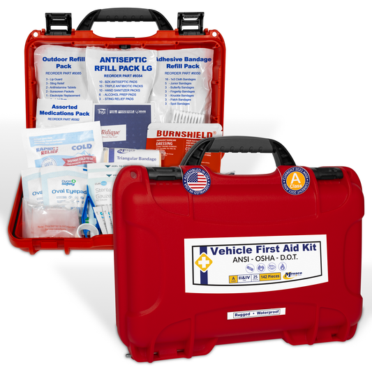 DOT Deluxe First Aid Kit Waterproof 909 Red