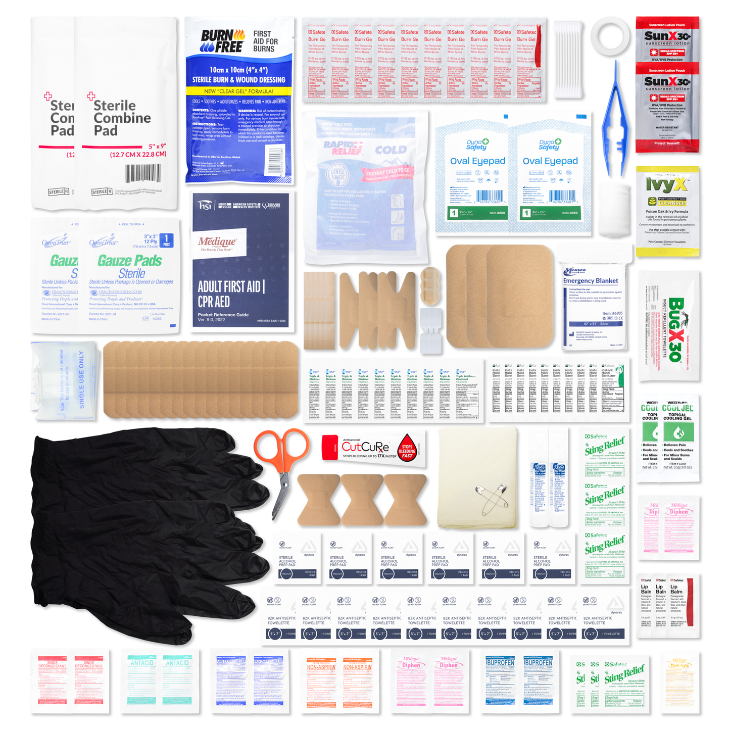 DOT Deluxe First Aid Kit Waterproof 909 Red