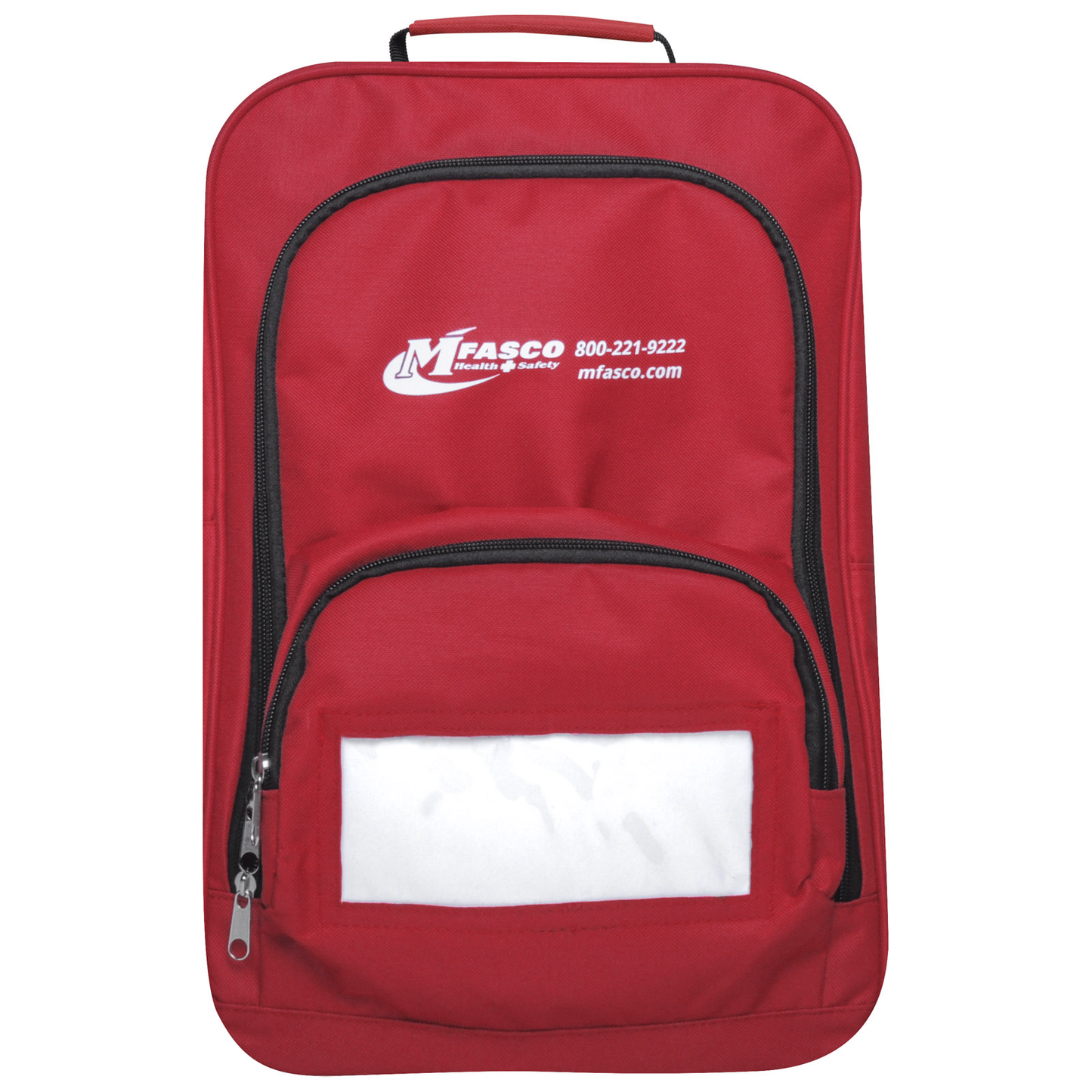 Backpack Zippered Closure With Label Insert