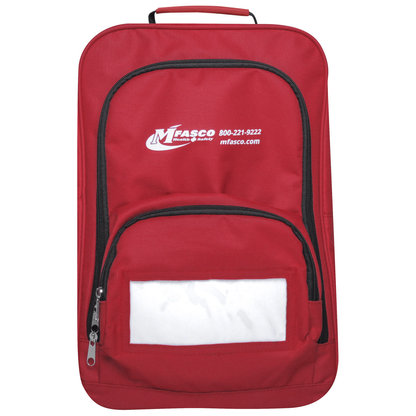 Backpack Zippered Closure With Label Insert