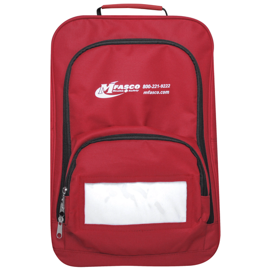 Backpack Zippered Closure With Label Insert