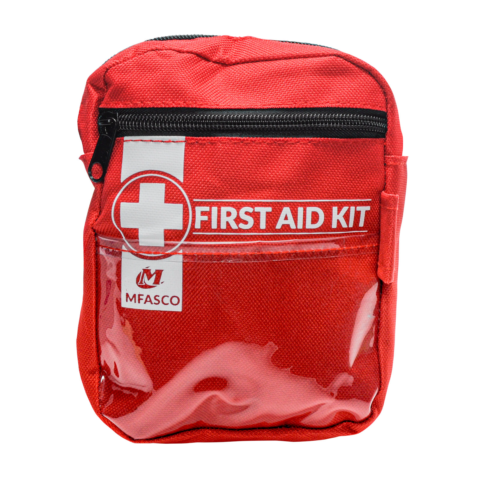 First Aid Pack Pouch With Strap Empty Red