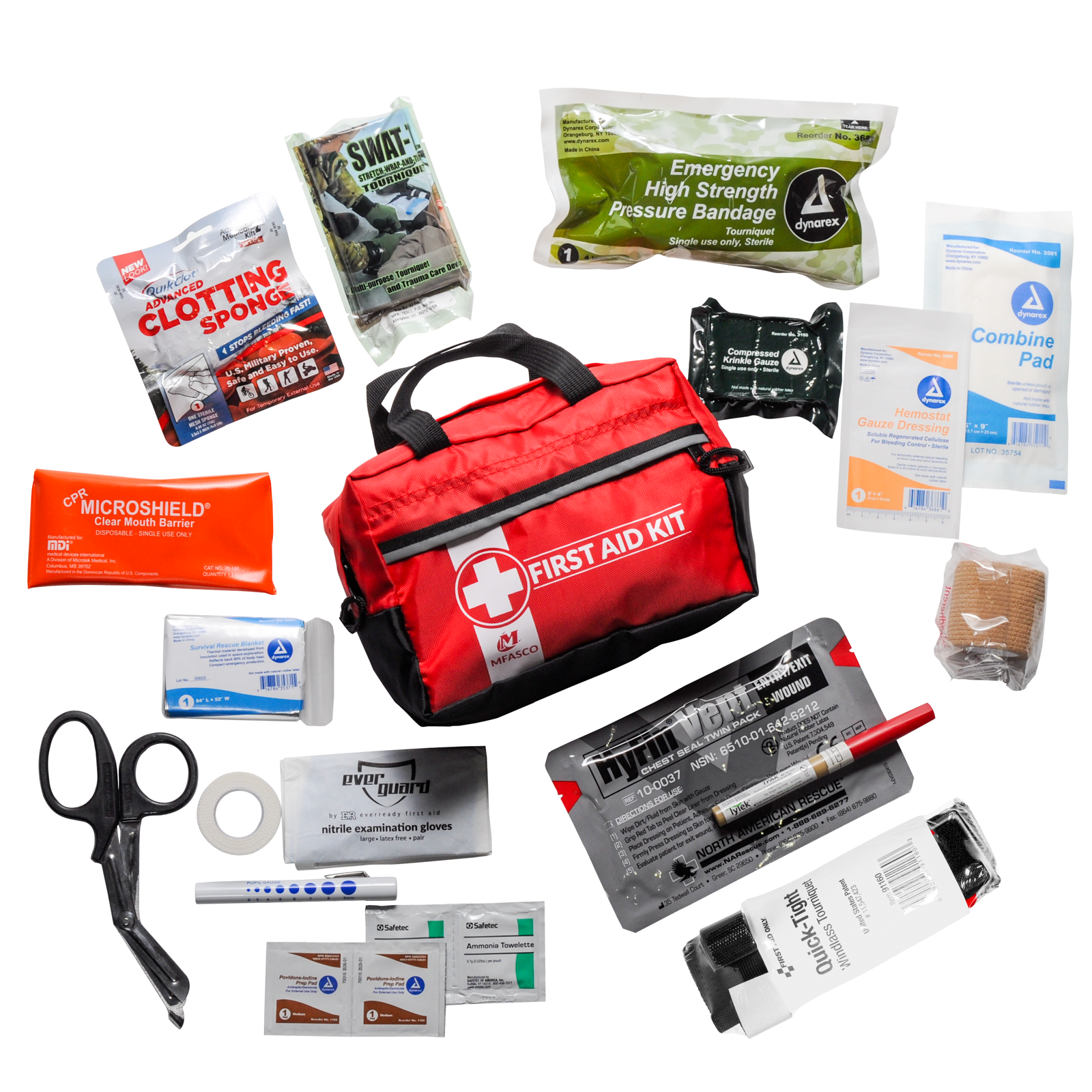 Gunshot Wound First Aid Kit MFASCO