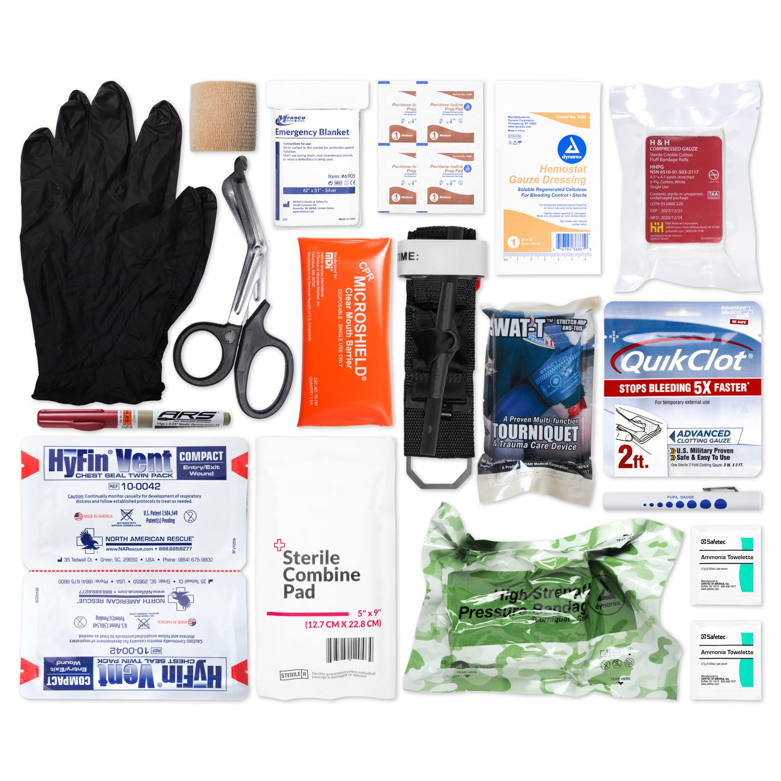 Gunshot Wound First Aid Kit MFASCO
