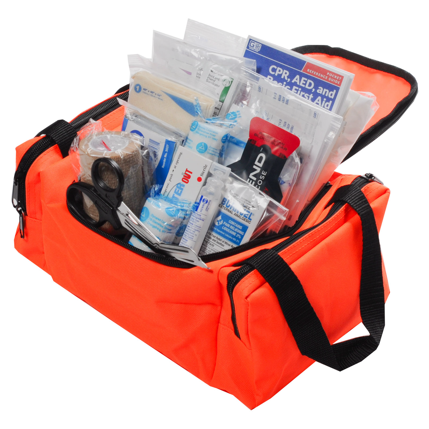 First Aid Bag Kit Complete Junior Orange