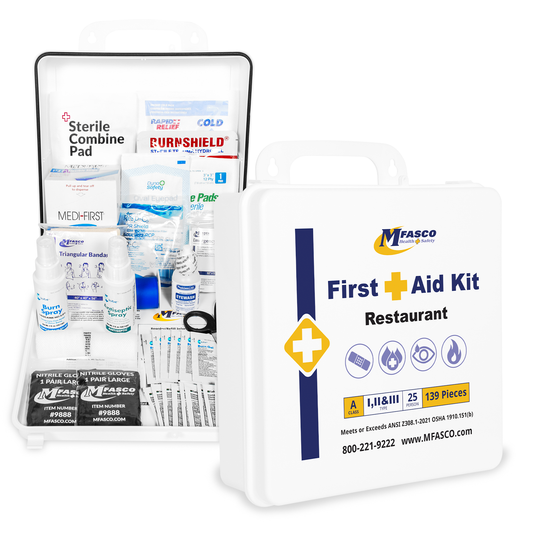 Restaurant First Aid Kit Plastic Class A