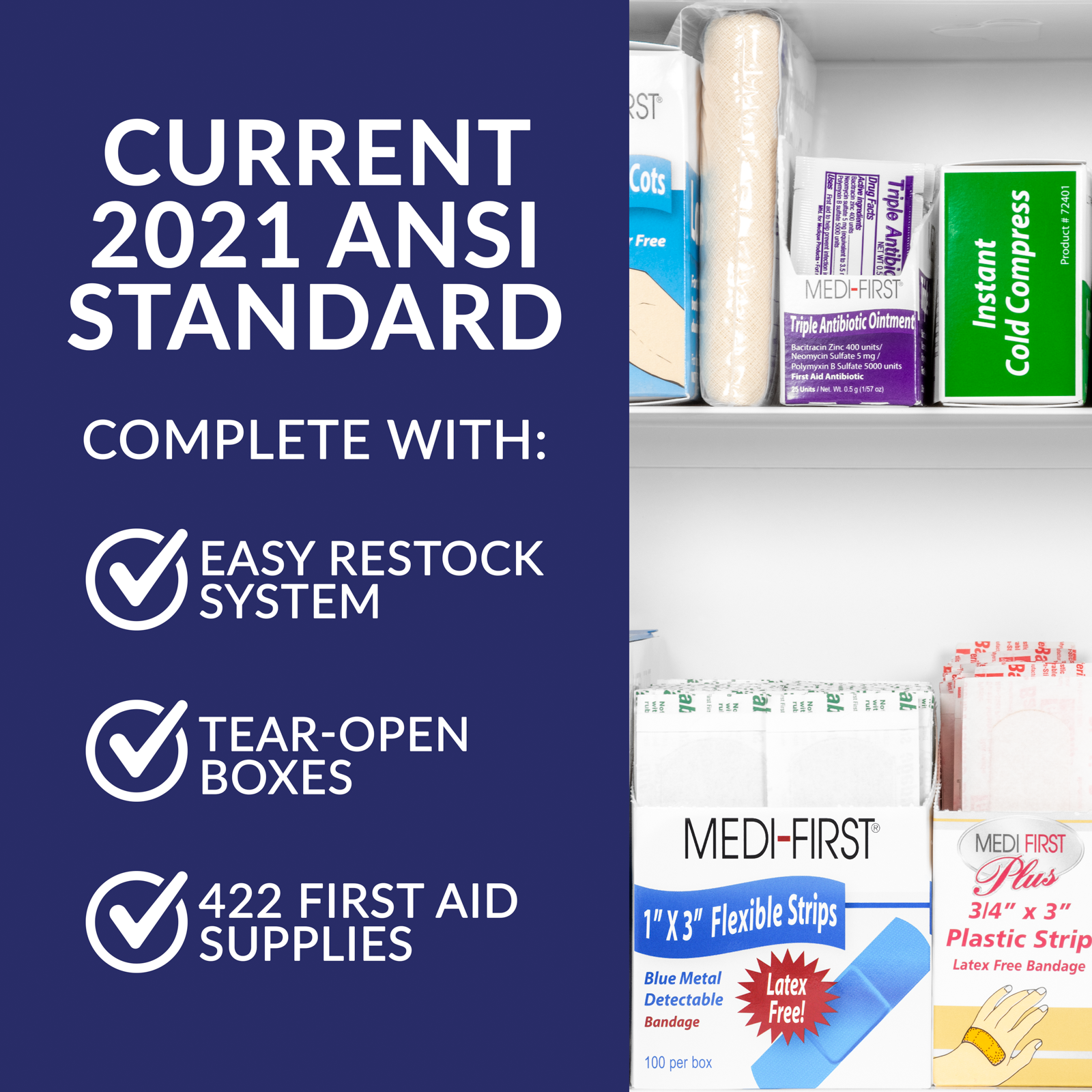 Restaurant First Aid Kit 2 Shelf Class A