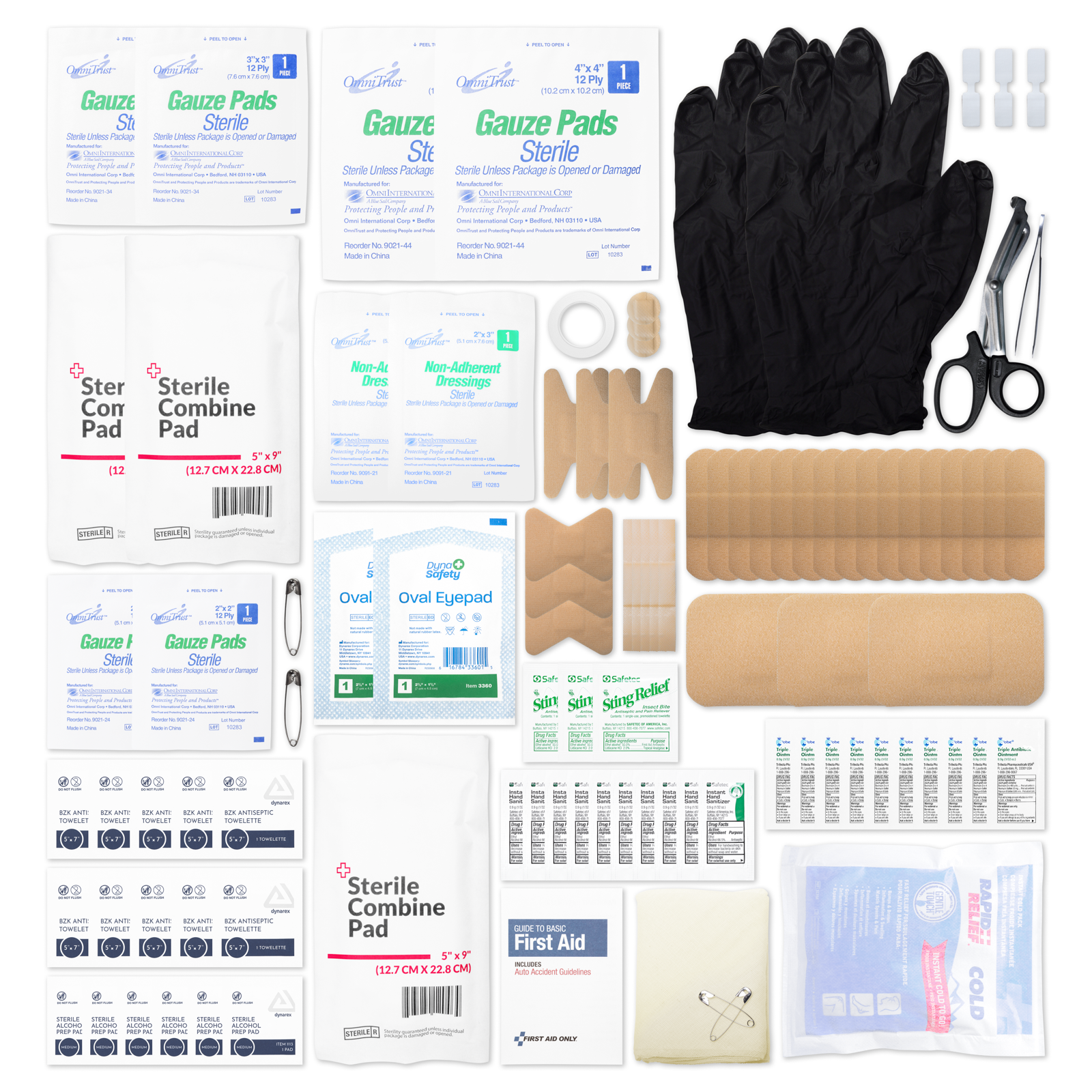Firstaid Kit Home & Auto Fill Complete 98 Piece