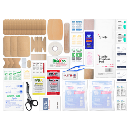 Firstaid Kit Sports/Outdoor Fill Red Bag