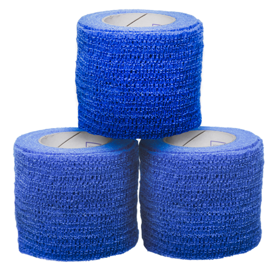Coflex Compression Wrap Elastic Blue 2~ 3/pkg Latex Free