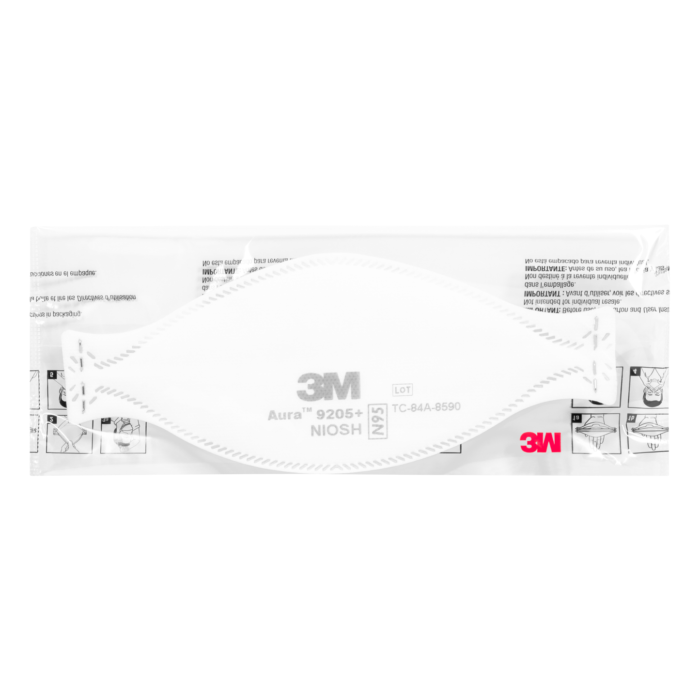 3M Auro 9205+ Particulate Respirator Wrapped Each