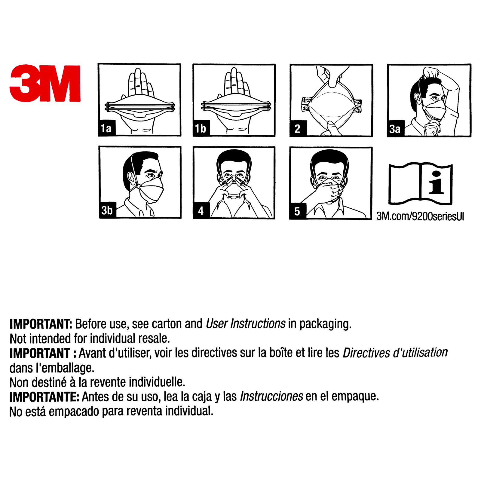 3M Auro 9205+ Particulate Respirator Wrapped Each