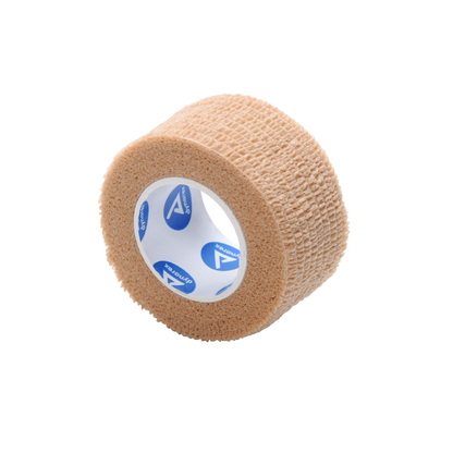 Elastic Bandage Wrap Self Adherent Tan 1" Roll
