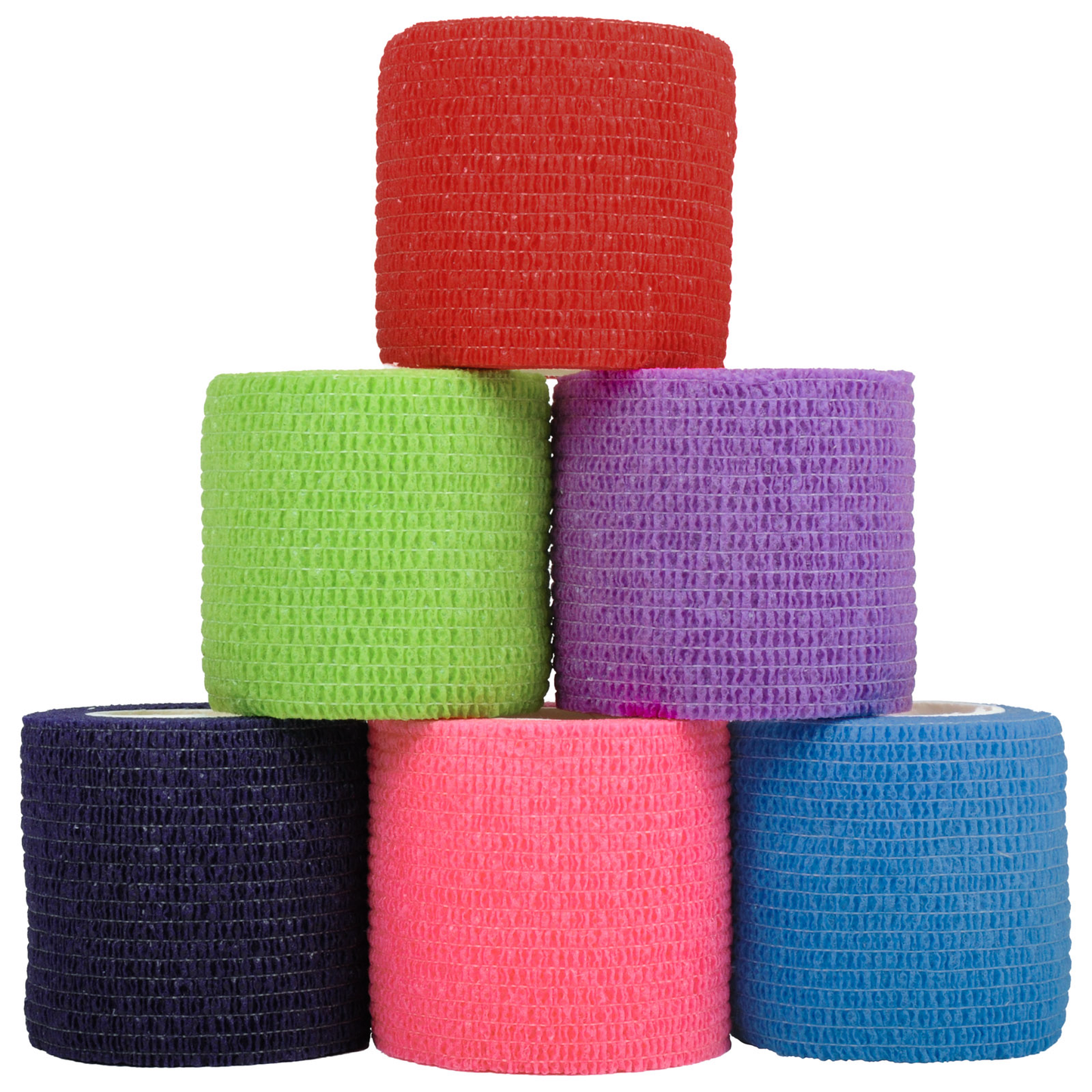 Elastic Bandage Wrap Self Adherent Colors Bulk Box