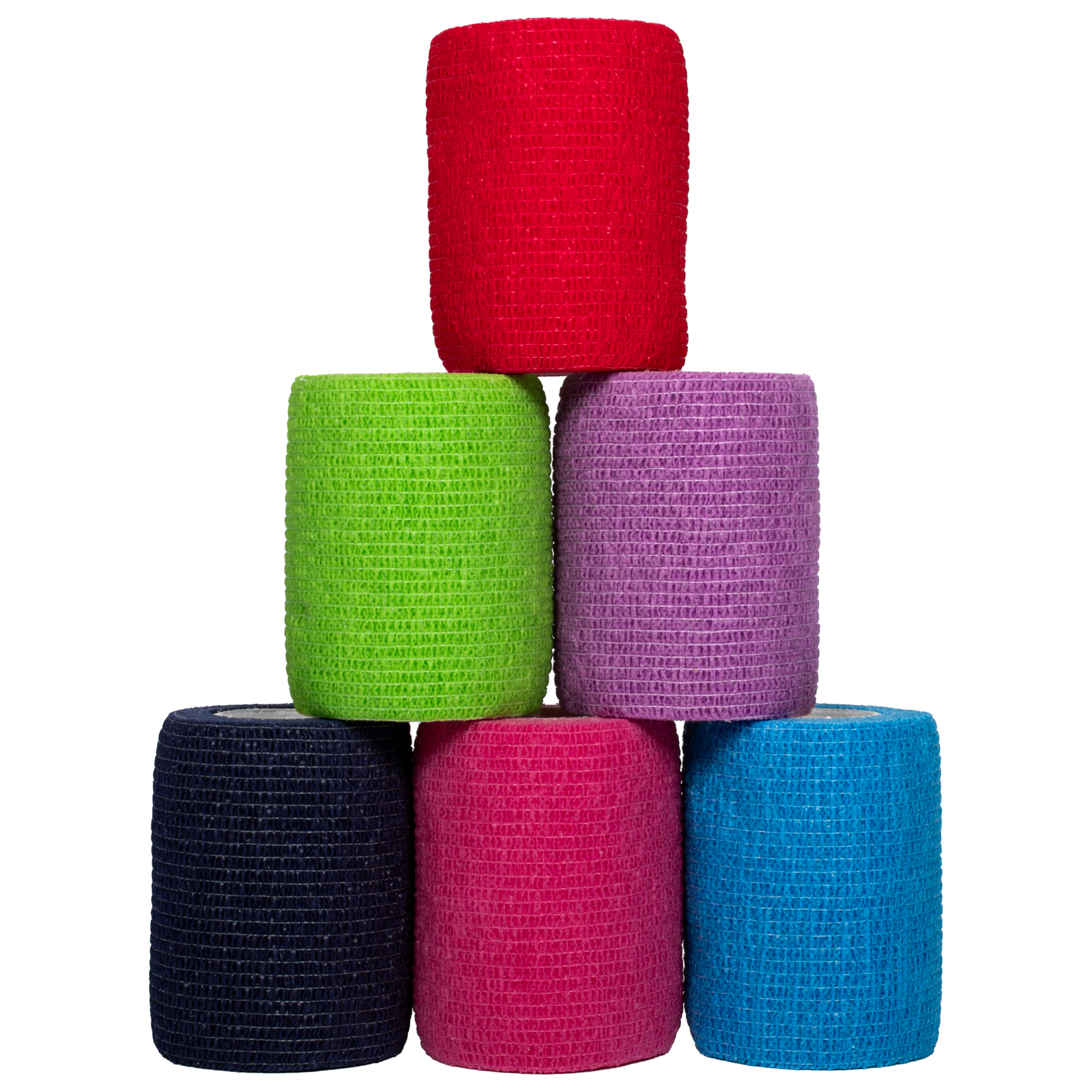 Elastic Bandage Wrap Self Adherent Colors Bulk Box