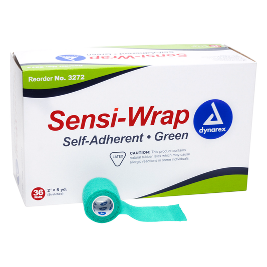 Sensiwrap Cohesive Elastic Bandage Green