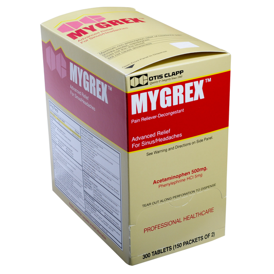 Medique Mygrex Headache Pain Relief Tablets Industrial Packets 150x2