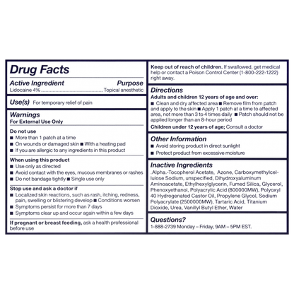 Pain Patch Lidocaine (5/Bx)