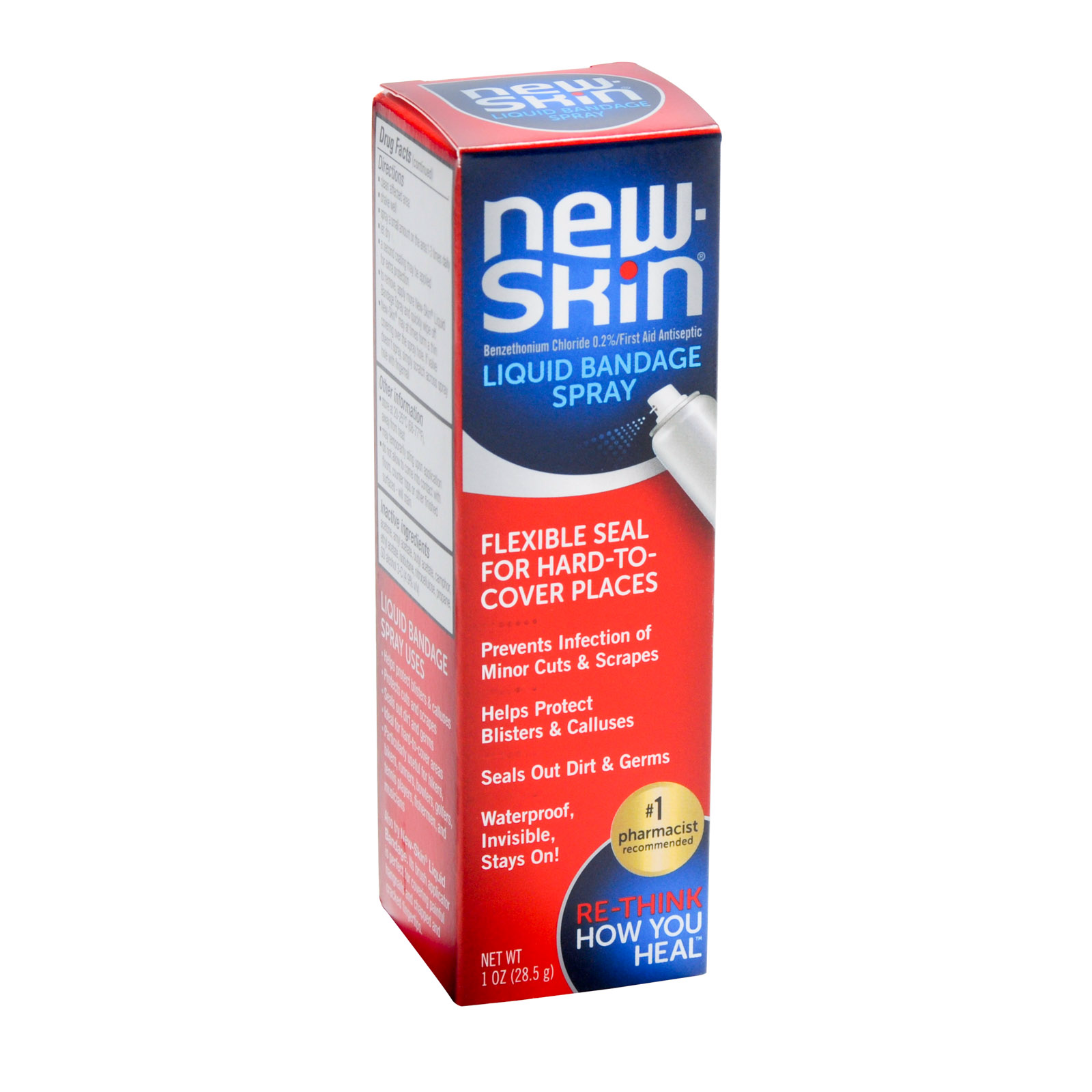New Skin Liquid Bandage Aerosol Spray 1 Oz