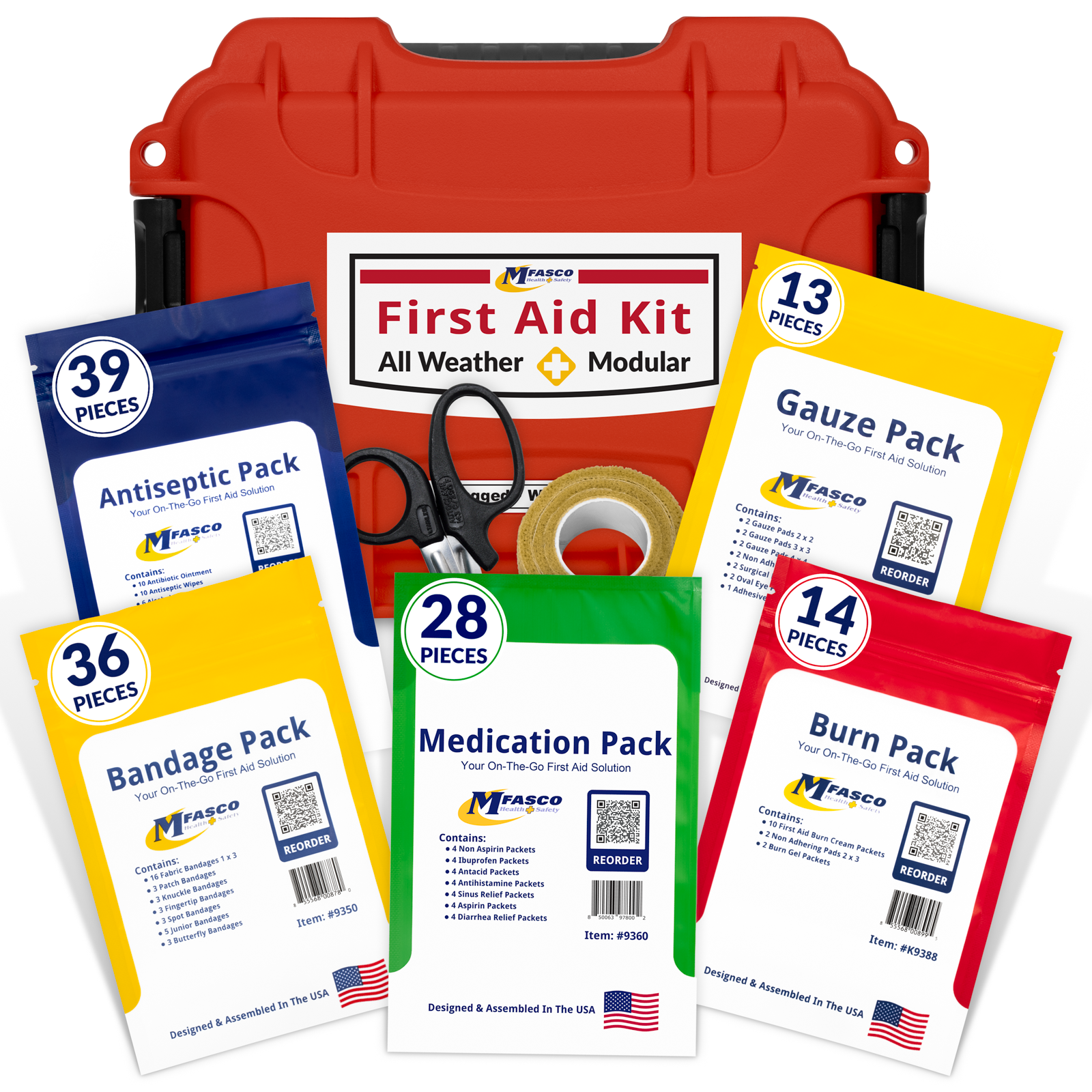 All Weather Modular First Aid Kit 903 Nanuk Red