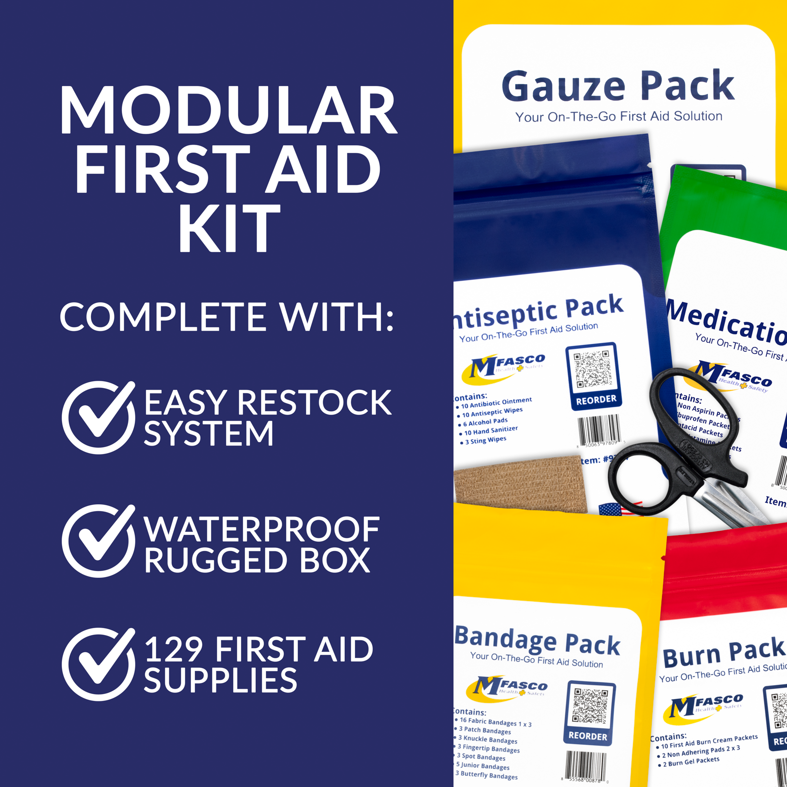 All Weather Modular First Aid Kit 903 Nanuk Red