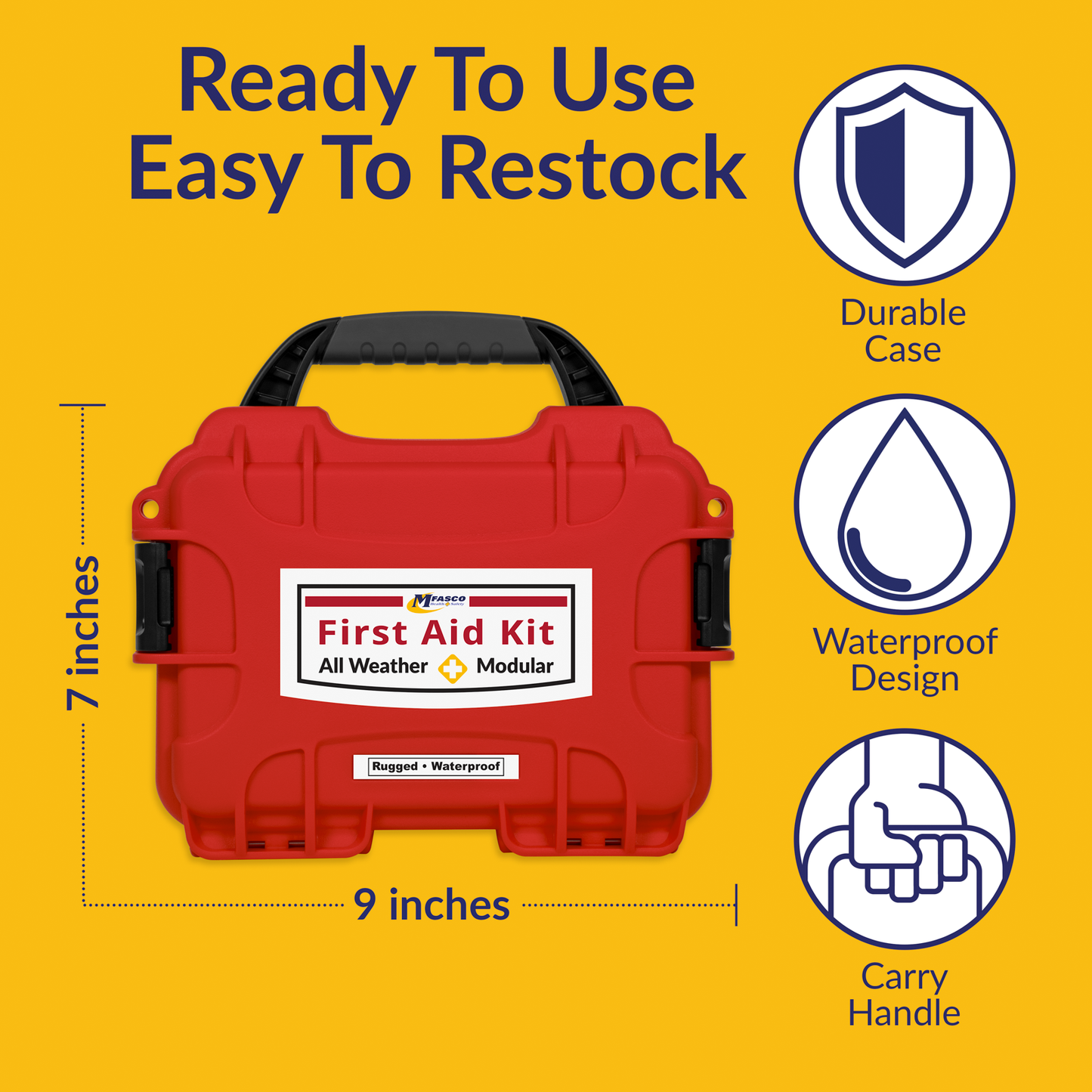 All Weather Modular First Aid Kit 903 Nanuk Red