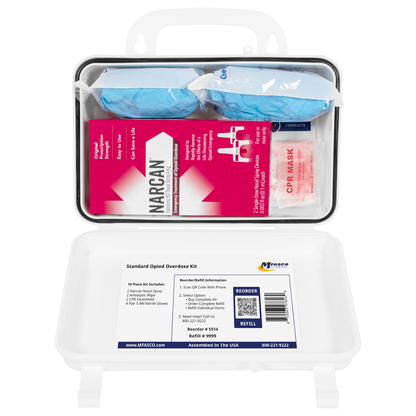 Opioid Overdose Kit Standard Plastic Case