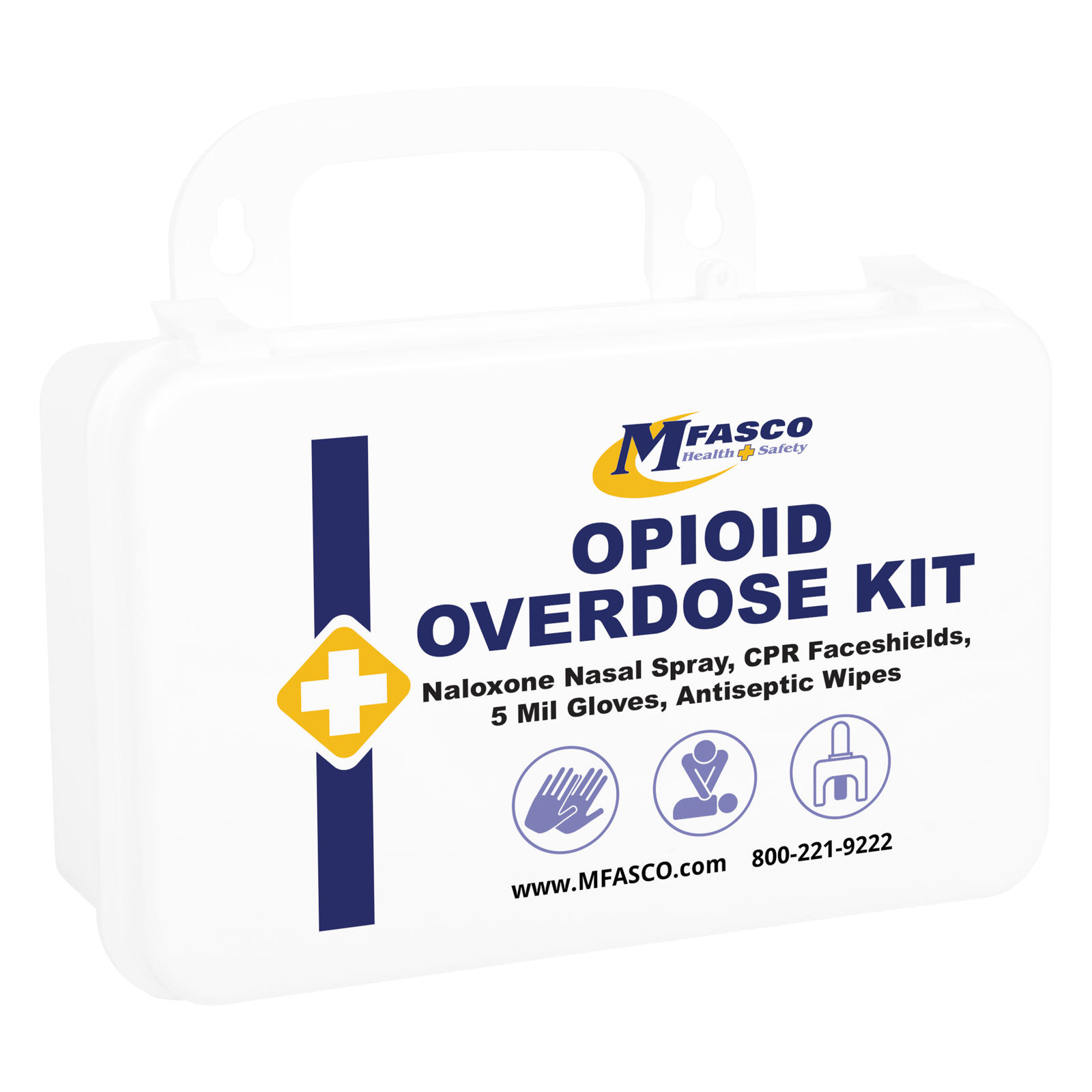 Opioid Overdose Kit Standard Plastic Case