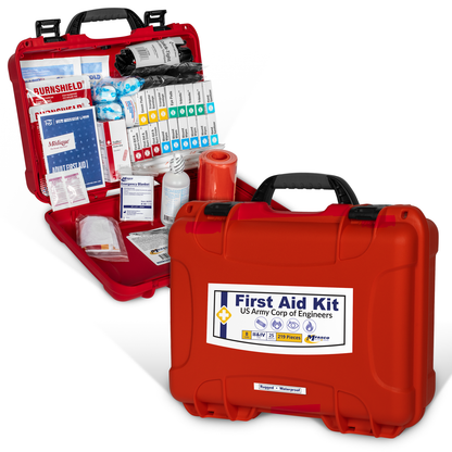 OSHA Class B First Aid Kit EM385-1-1 Waterproof Case