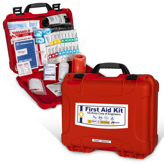 OSHA Class B First Aid Kit EM385-1-1 Waterproof Case