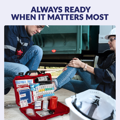 OSHA Class B First Aid Kit EM385-1-1 Waterproof Case