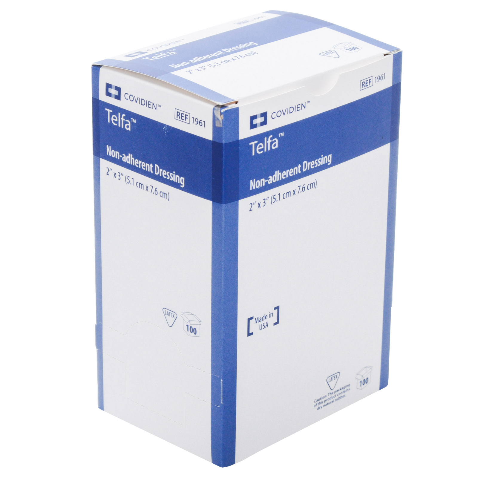 Curity Telfa Non Adhering Gauze Pads 100/box