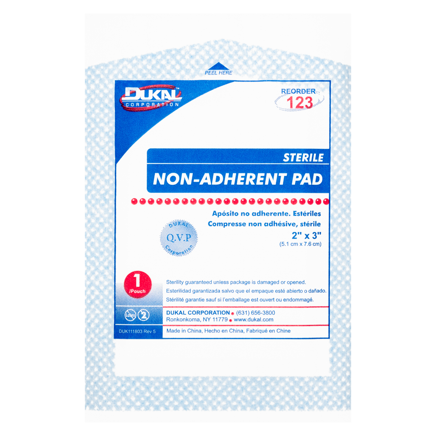 Gauze Pads Non Adhering 100/box
