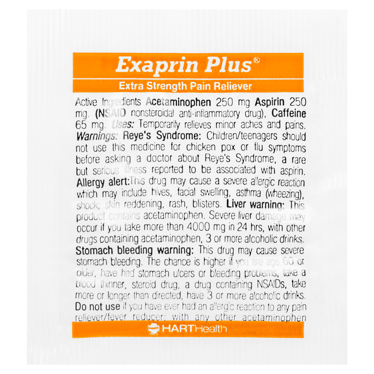Exaprin Plus Pain Reliever 100x2