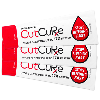 CutCure Bleeding Control Packets (3/pk)